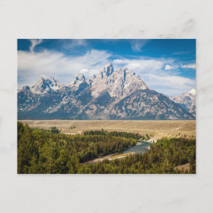 Snake River Overlook Grand Teton National Park Postcard