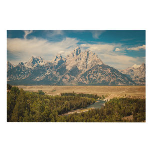 Snake River Overlook Grand Teton National Park Wood Wall Art