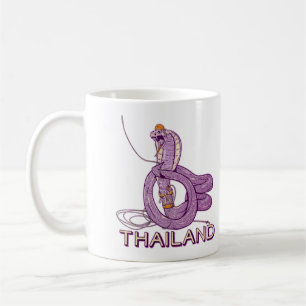 Snake Rock climbing Thailand Coffee Mug