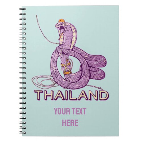 Snake Rock climbing Thailand Notebook