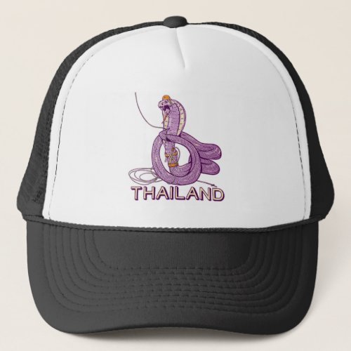 Snake Rock climbing Thailand Trucker Hat