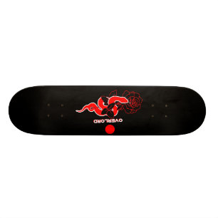 Snake&Rose: Red Dot Skateboard