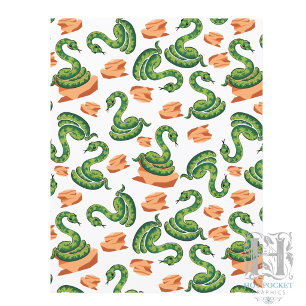 Snake Scrapbook Paper