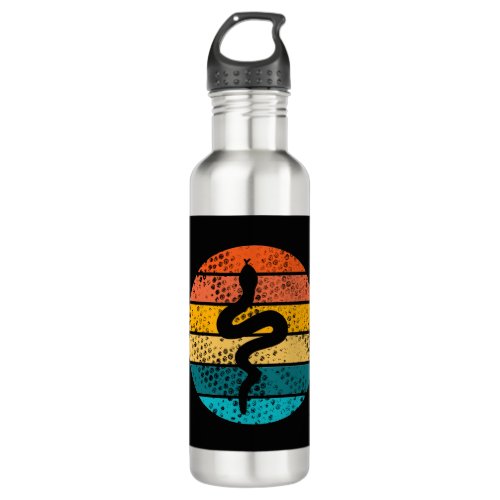 Snake Serpent etro snake Retro Stainless Steel Water Bottle