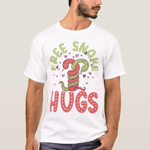Snake Serpent Free Snake Hugs T_Shirt