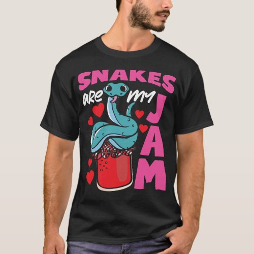 Snake Serpent Snakes Are My Jam T_Shirt