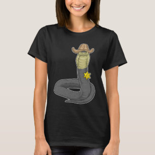 Snake Sheriff Cowboy hat T-Shirt