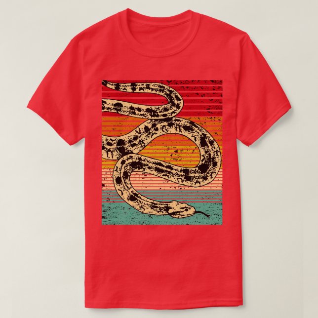 Snake Shirt Retro Snake Vintage Snake (Design Front)