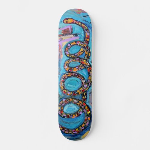 Snake skate board