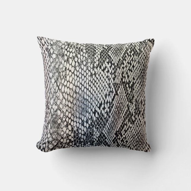 Snake Skin 1 Throw Pillow (Front)