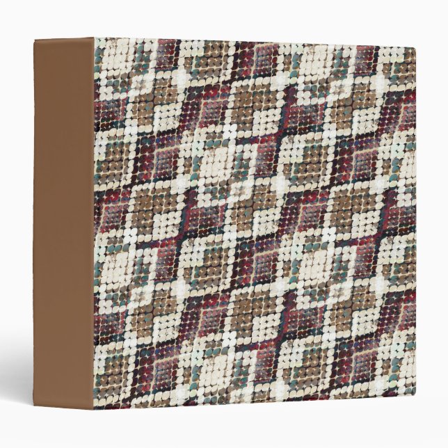 Snake skin. 3 ring binder (Front/Spine)