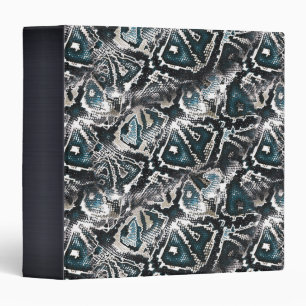 Snake skin  3 ring binder