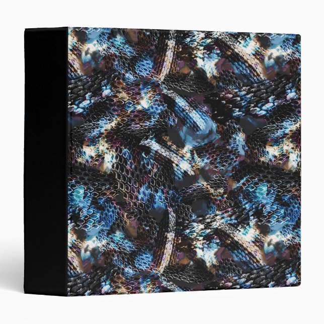 Snake skin 3 ring binder (Front/Spine)