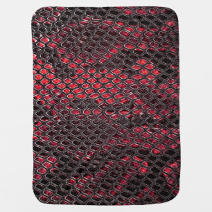 Snake skin: abstract background. baby blanket