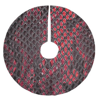 Snake skin: abstract background. brushed polyester tree skirt