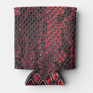 Snake skin: abstract background. can cooler