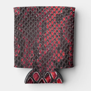 Snake skin: abstract background. can cooler