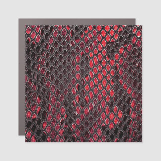 Snake skin: abstract background. car magnet