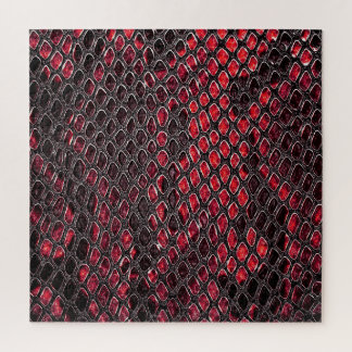 Snake skin: abstract background. jigsaw puzzle