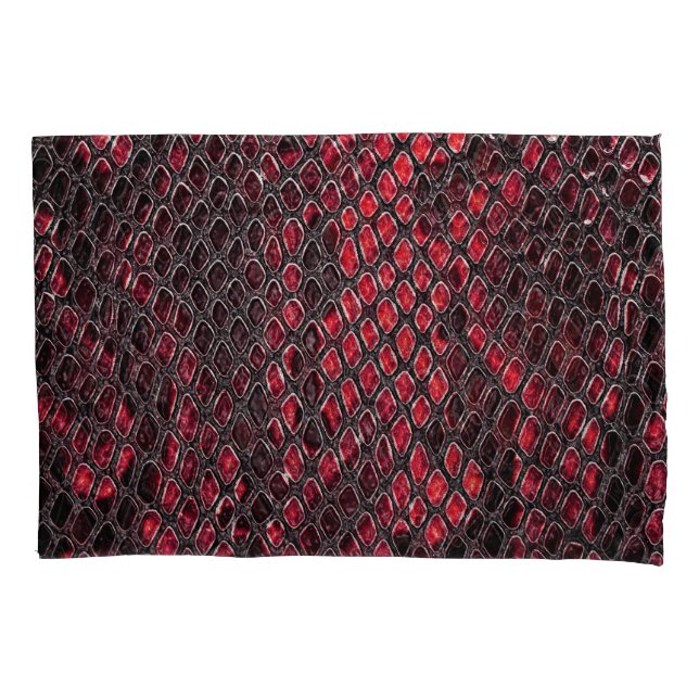 Snake skin: abstract background. pillow case (Front)