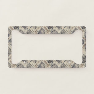 Snake skin, Anaconda skin License Plate Frame
