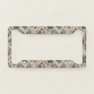 Snake skin, Anaconda skin License Plate Frame