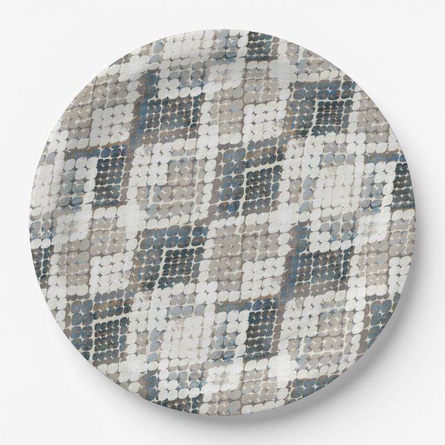 Snake skin, Anaconda, skin, snake, predator . Paper Plates (Front)