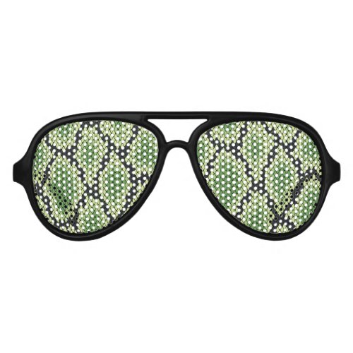 Snake skin animal pattern desert pattern aviator sunglasses