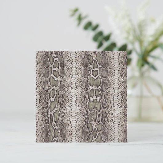 Snake Skin Animal Print (Standing Front)