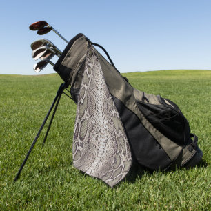 Snake Skin Animal Print Golf Towel