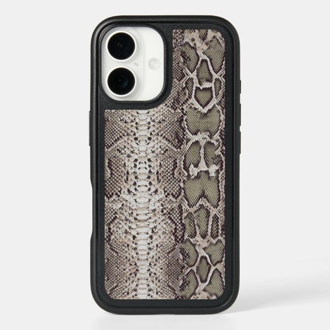 Snake Skin Animal Print Otterbox iPhone Case (Back)