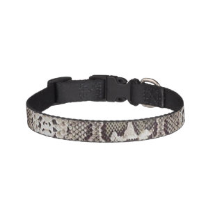 Snake Skin Animal Print Pet Collar