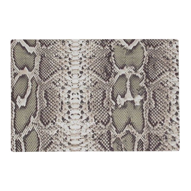 Snake Skin Animal Print Placemat (Front)
