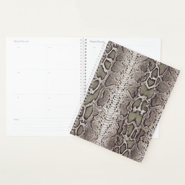 Snake Skin Animal Print Planner (Display)