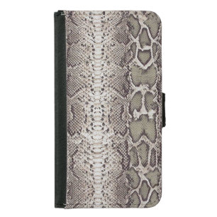 Snake Skin Animal Print Samsung Galaxy S5 Wallet Case