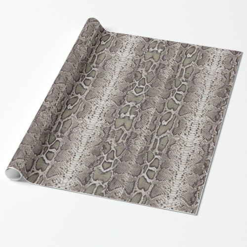 Snake Skin Animal Print Wrapping Paper