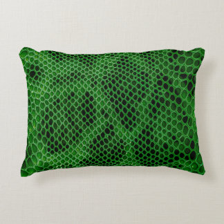 Snake skin background accent pillow