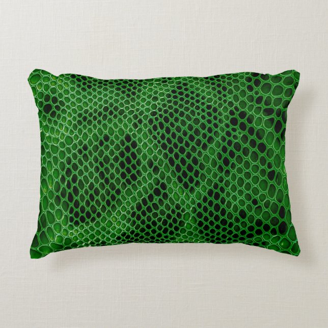 Snake skin background accent pillow (Front)