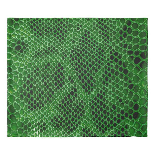 Snake skin background duvet cover (Front)