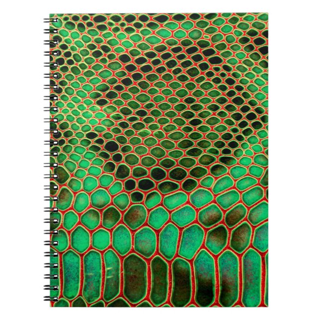 Snake skin background notebook (Front)