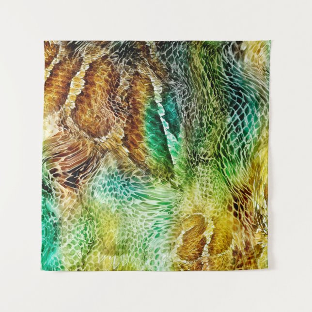Snake skin background tapestry (Front)