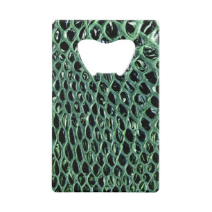 Snake Skin Bottle Opener Credit Card
