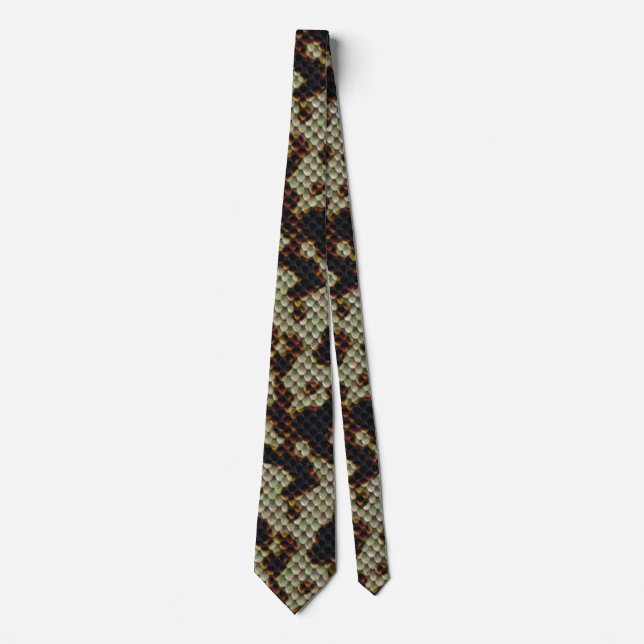 Snake Skin Camo style Neck Tie (Front)