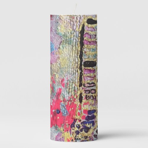 Snake Skin Candle Bold Vibrant Colorful