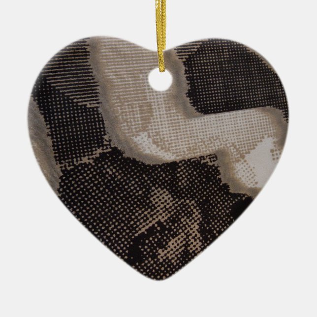 SNAKE SKIN CERAMIC ORNAMENT (Front)