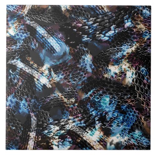 Snake skin ceramic tile