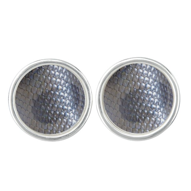 Snake skin cufflinks (Front)