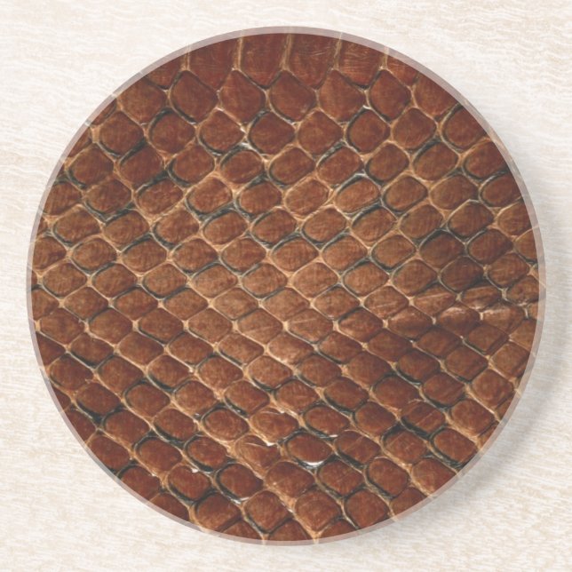 Snake Skin Drink Coaster (Front)