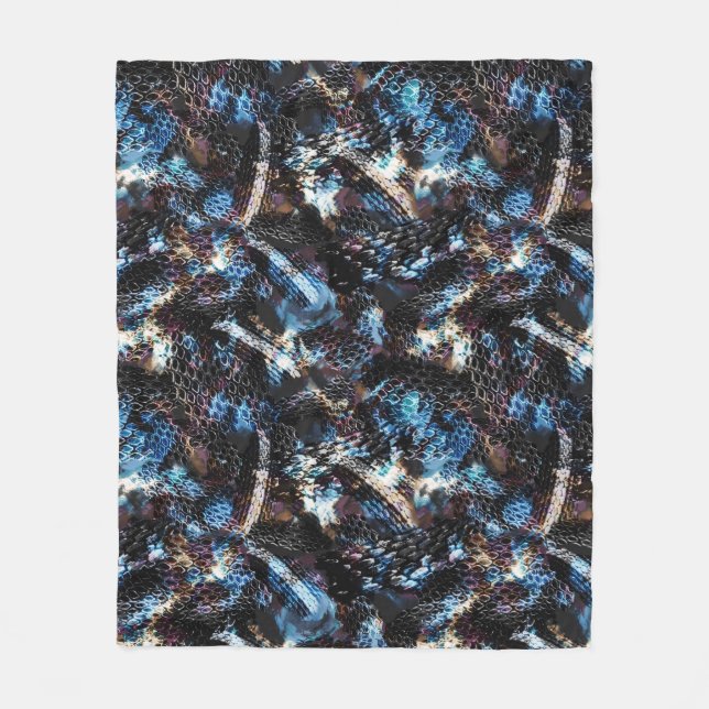 Snake skin fleece blanket (Front)
