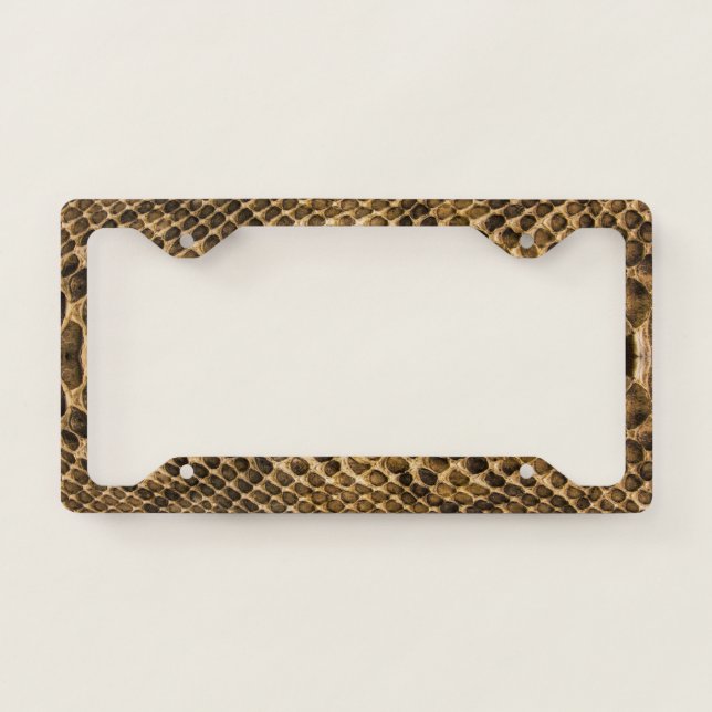 Snake Skin License Plate Frame (Front)